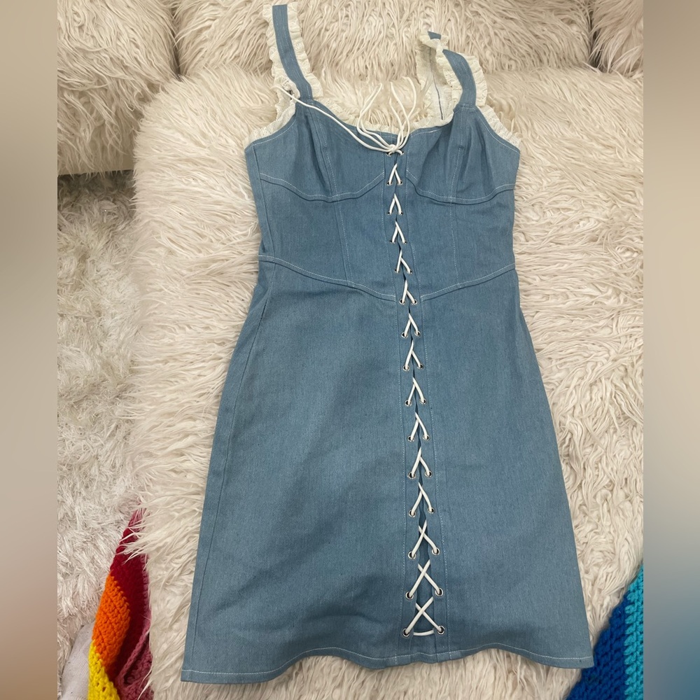 Tiger Mist country lace up dress